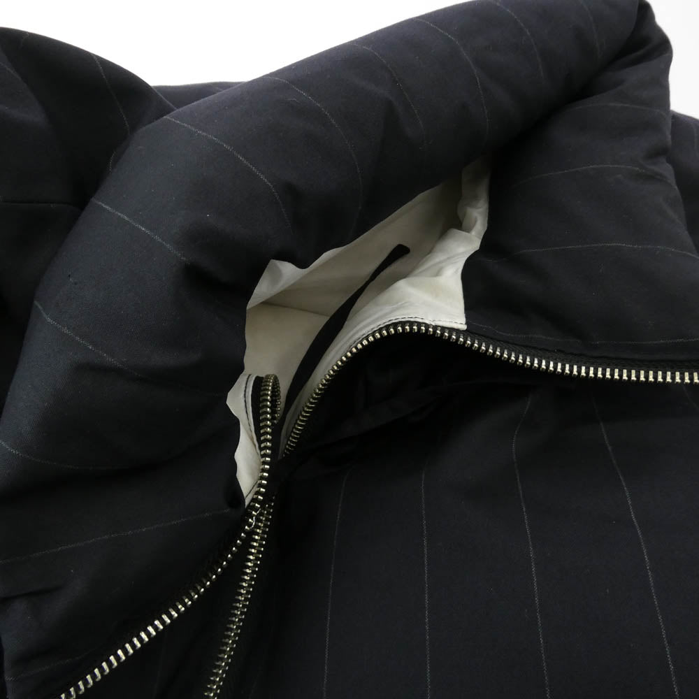 シーオール SAU41 DO181 M-002 MINIMAL DOWN JACKET チョークストライプ ミニマル ダウンジャケット ダークネイビー系 3【中古】