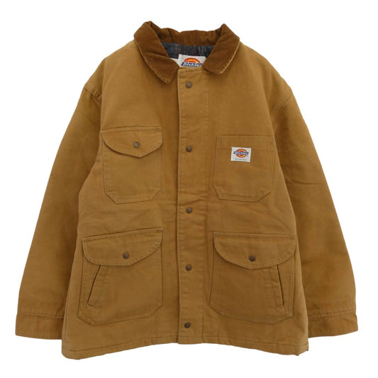Dickies ディッキーズ USA製 ダックジャケット ブルゾン カバーオール ブラウン系 L【中古】