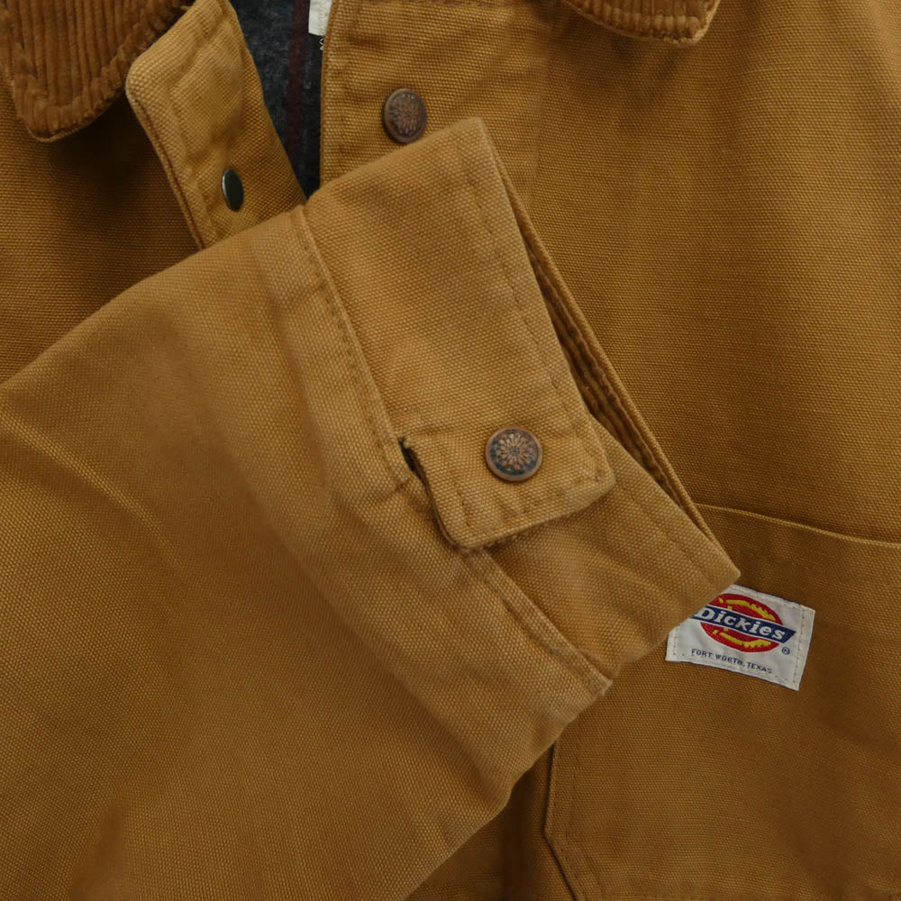 Dickies ディッキーズ USA製 ダックジャケット ブルゾン カバーオール ブラウン系 L【中古】