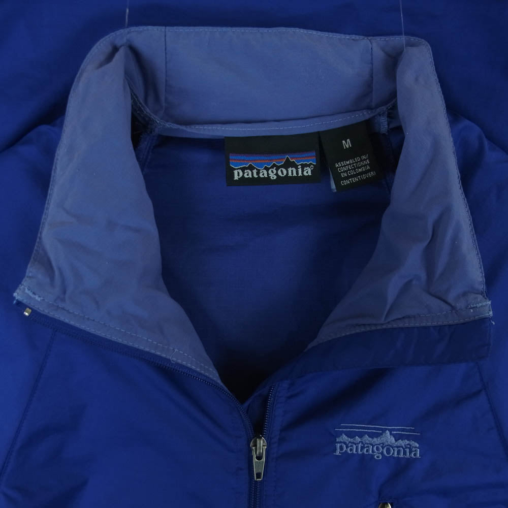 patagonia パタゴニア 24104 Velocity O2 Shell ベロシティ シェル ジャケット コロンビア製 ブルー系 M【中古】