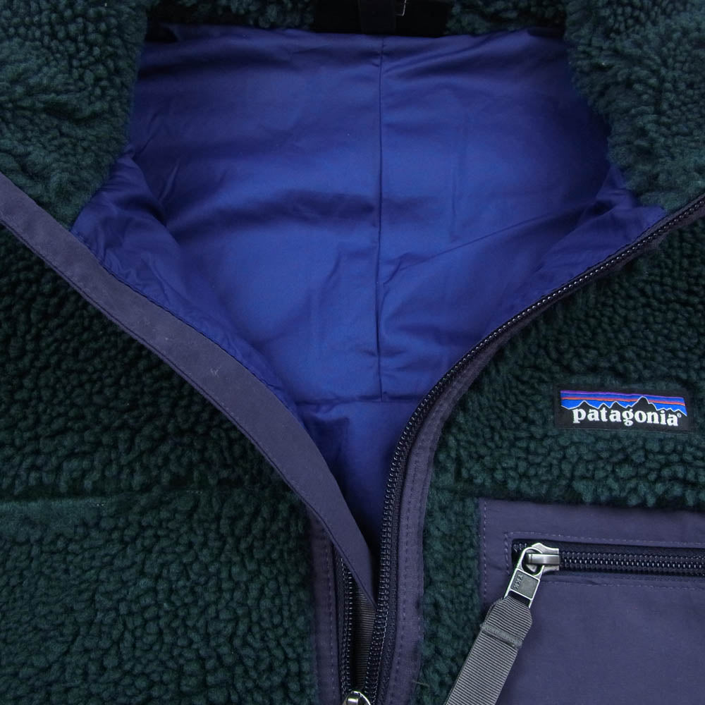 patagonia パタゴニア 23057FA25 25年製 Classic Retro-x Jacket クラシック レトロ X フリース ジャケット グリーン系 M【中古】