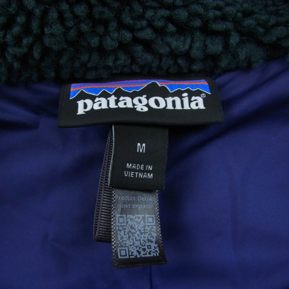 patagonia パタゴニア 23057FA25 25年製 Classic Retro-x Jacket クラシック レトロ X フリース ジャケット グリーン系 M【中古】