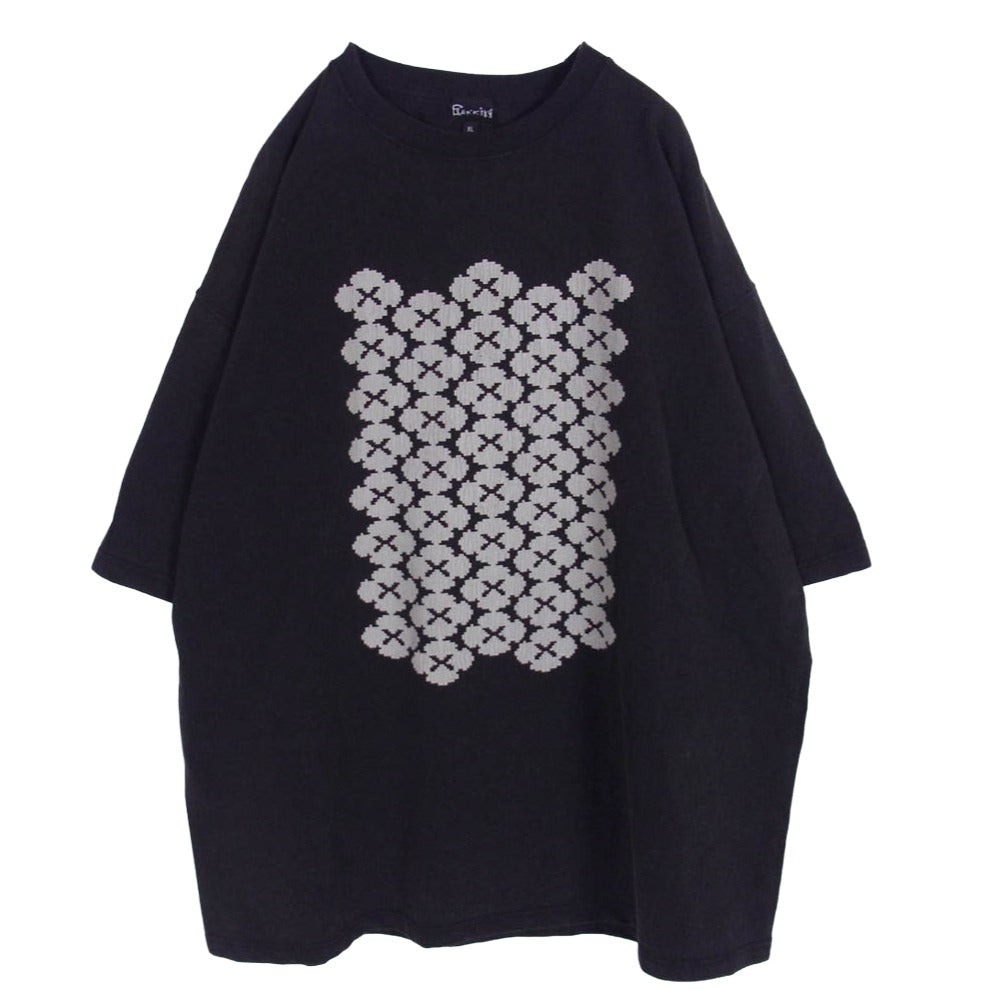 ガッキン CLASSIC HANABATSU LOGO T SHIRT 花罰 Tシャツ ブラック系 XL【中古】