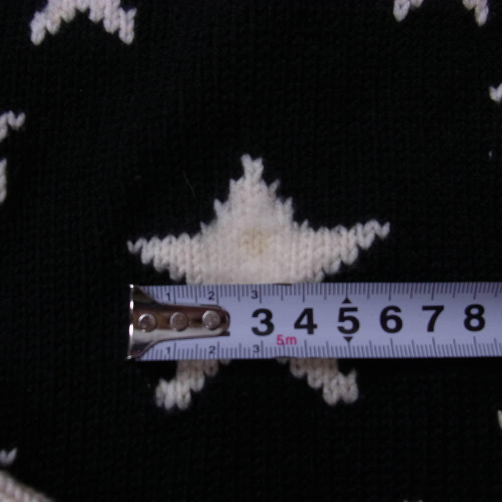 GIVENCHY ジバンシィ 17AW 17F 7604 524 スター クルーネック ニット セーター ブラック系 M【中古】