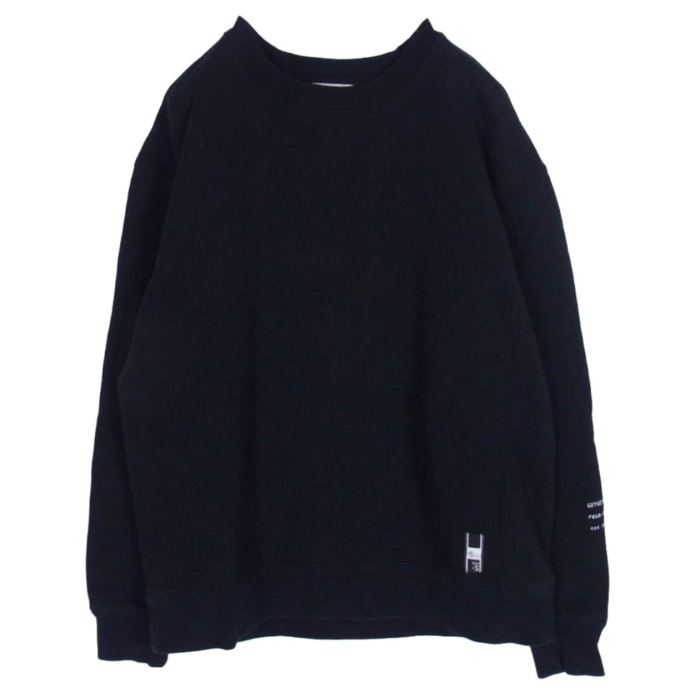 MONCLER モンクレール 18AW D209U8040250 × FRAGMENT DESIGN MAGLIA フラグメント マグリア クルーネックスウェット ブラック系 S【中古】
