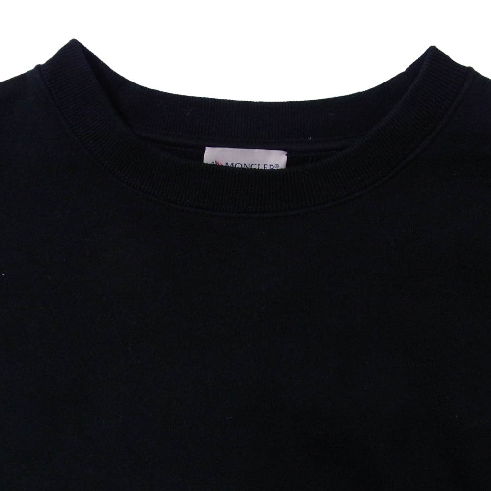 MONCLER モンクレール 18AW D209U8040250 × FRAGMENT DESIGN MAGLIA フラグメント マグリア クルーネックスウェット ブラック系 S【中古】