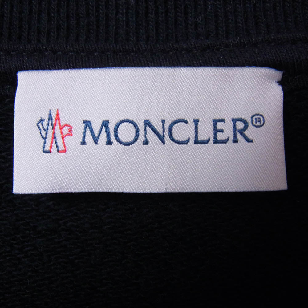 MONCLER モンクレール 18AW D209U8040250 × FRAGMENT DESIGN MAGLIA フラグメント マグリア クルーネックスウェット ブラック系 S【中古】