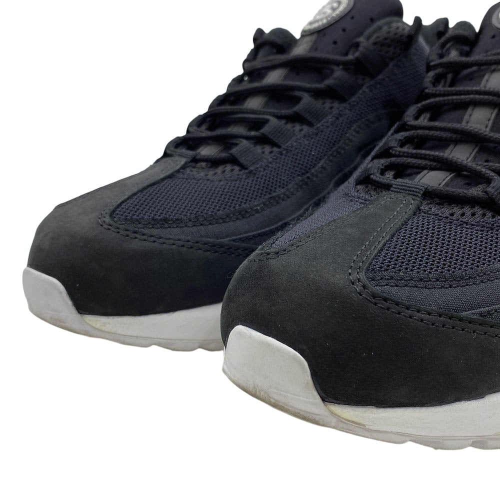 NIKE ナイキ 15AW 834668-001 × Stussy Air Max 95 BLACK 2015 35周年記念 ステューシー エアマックス95 ブラック ローカット スニーカー ブラック系 27.5cm【中古】