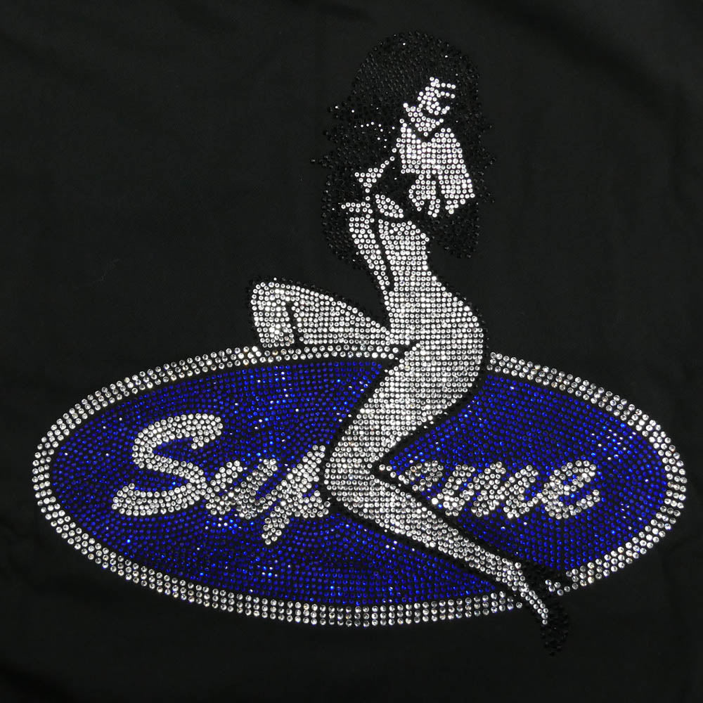 Supreme シュプリーム 25SS Rhinestone Pin Up S/S Work Shirt ラインストーン ピンナップ 半袖 ワーク シャツ ブラック系 S【新古品】【未使用】【中古】