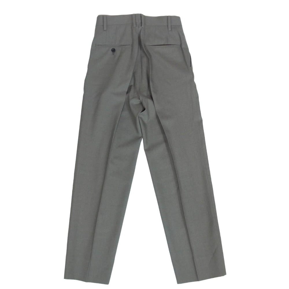 beautiful people ビューティフルピープル 1545105006 light wool tropical slim pants ライトウール トロピカル スリムフィット スラックスパンツ カーキ系 34【極上美品】【中古】