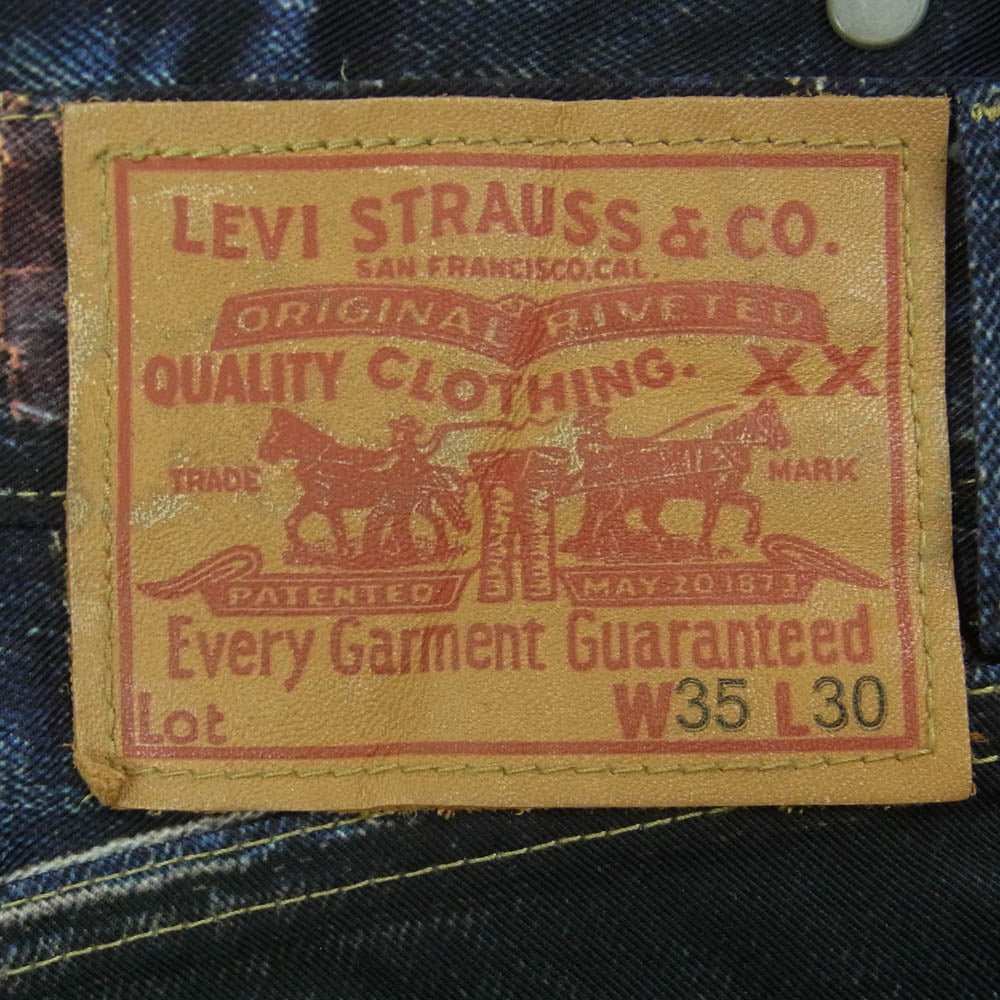 JUNYA WATANABE COMME des GARCONS MAN ジュンヤワタナベコムデギャルソンマン WI-P904 Berberjin ベルベルジン デニム転写プリント ナイロン チノクロス パンツ インディゴブルー系 L W35 L30【中古】