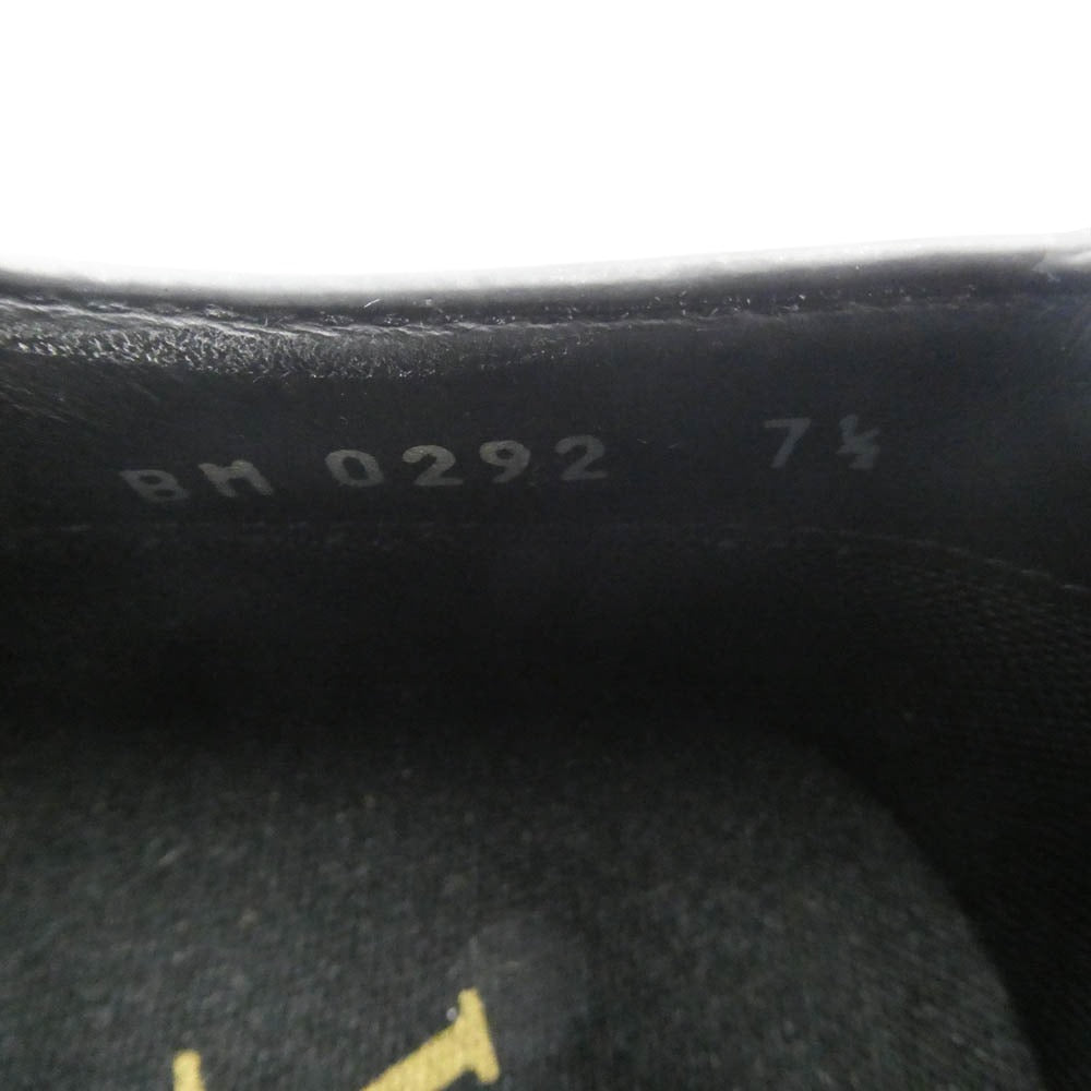 LOUIS VUITTON ルイ・ヴィトン BM0262 LVバロックライン レザー ダービー シューズ ブラック系 7.5【極上美品】【中古】