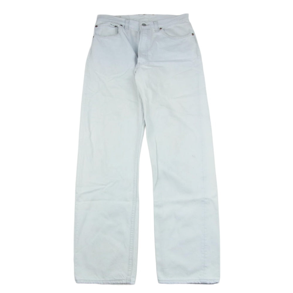 Levi's リーバイス USA製 ボタン裏553 ヴィンテージ ボタンフライ デニム パンツ ライトブルー系 W34L32【中古】