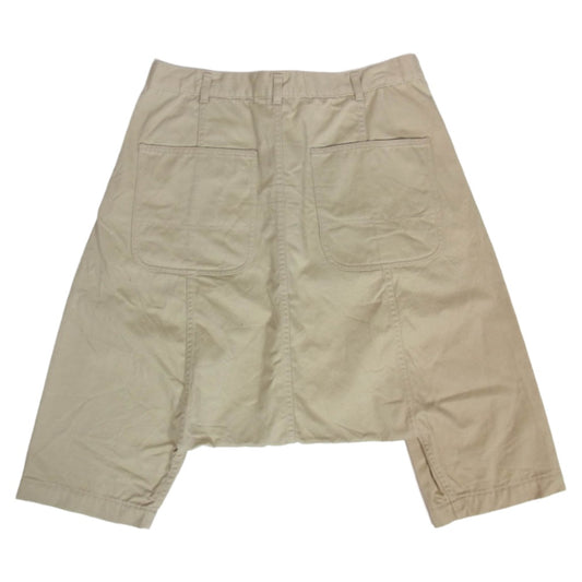 COMME des GARCONS コムデギャルソン RI-P008 コムコム サルエル ショート ハーフ パンツ ベージュ系 M【中古】