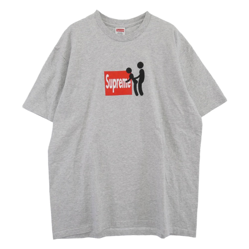 Supreme シュプリーム 25AW Stick Tee スティックティー Tシャツ 半袖 カットソー グレー系 L【美品】【中古】