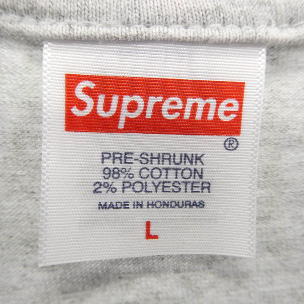 Supreme シュプリーム 25AW Stick Tee スティックティー Tシャツ 半袖 カットソー グレー系 L【美品】【中古】