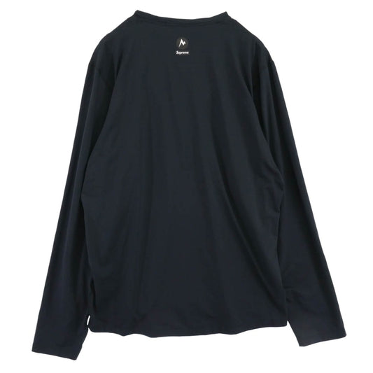 Supreme シュプリーム 25AW × Marmot マーモット Base Layer L/S Top ベースレイヤー 長袖トップス カットソー ブラック系 L【美品】【中古】