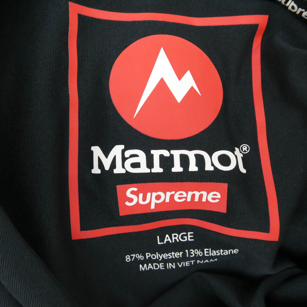 Supreme シュプリーム 25AW × Marmot マーモット Base Layer L/S Top ベースレイヤー 長袖トップス カットソー ブラック系 L【美品】【中古】