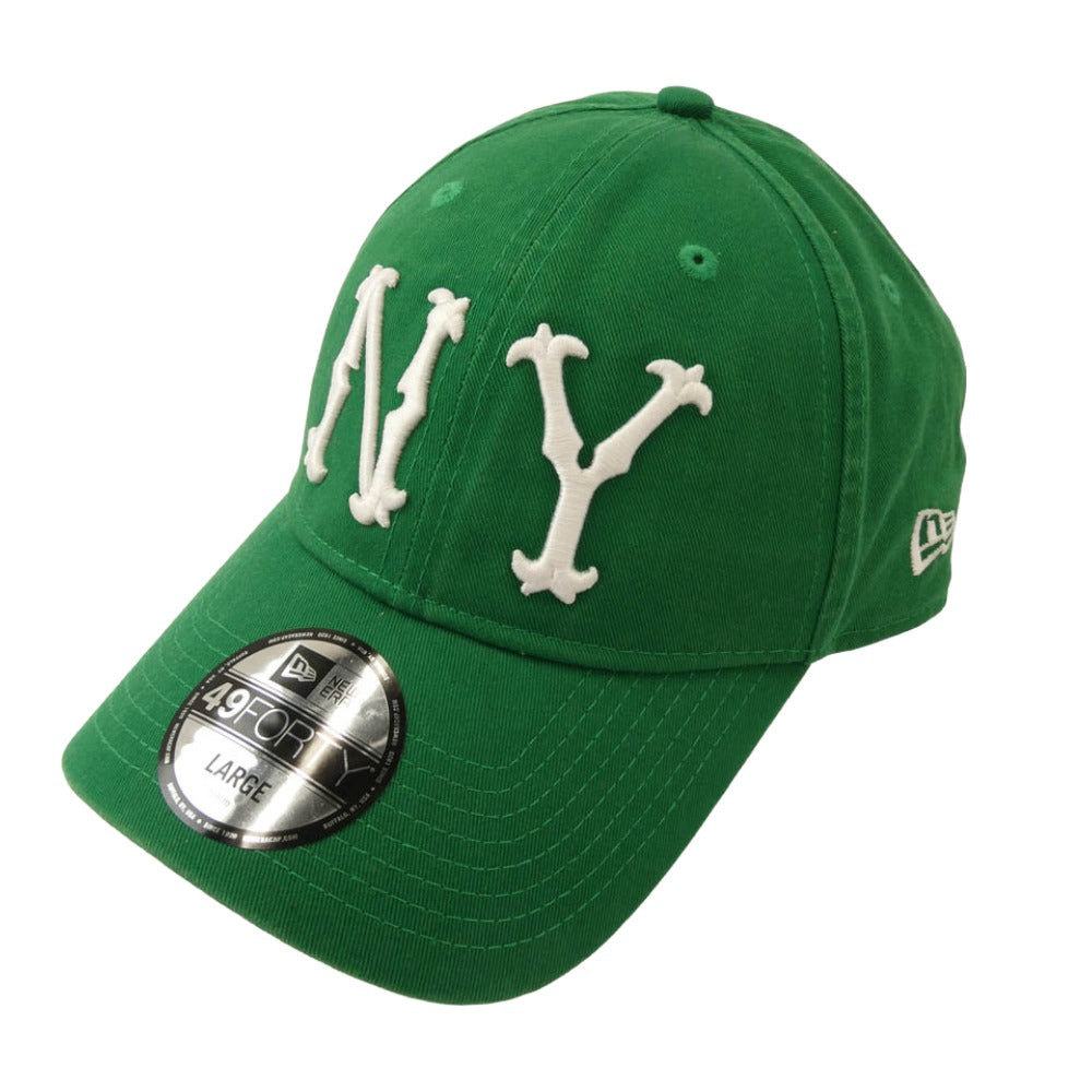 NEW ERA ニューエラ 9TWENTY NEW YORK HIGHLANDERS ニューヨーク ハイランダーズ ベースボール キャップ 帽子 グリーン系 ホワイト系 L【中古】