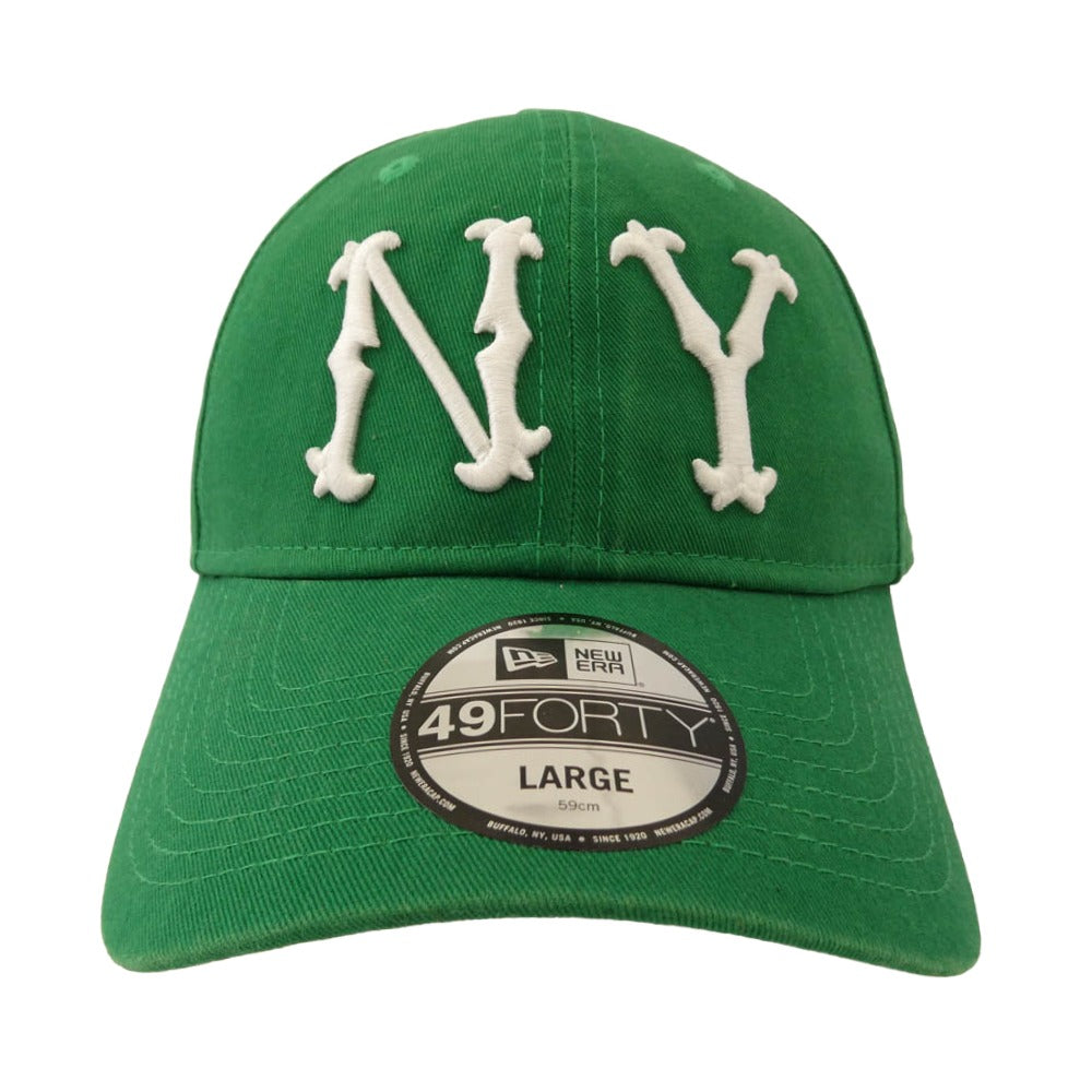 NEW ERA ニューエラ 9TWENTY NEW YORK HIGHLANDERS ニューヨーク ハイランダーズ ベースボール キャップ 帽子 グリーン系 ホワイト系 L【中古】