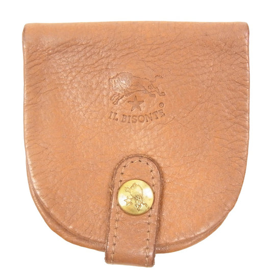 IL BISONTE イルビゾンテ レザー 小銭入れ コインケース ブラウン系【中古】