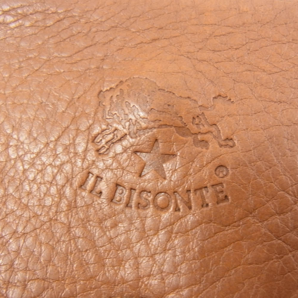 IL BISONTE イルビゾンテ レザー 小銭入れ コインケース ブラウン系【中古】