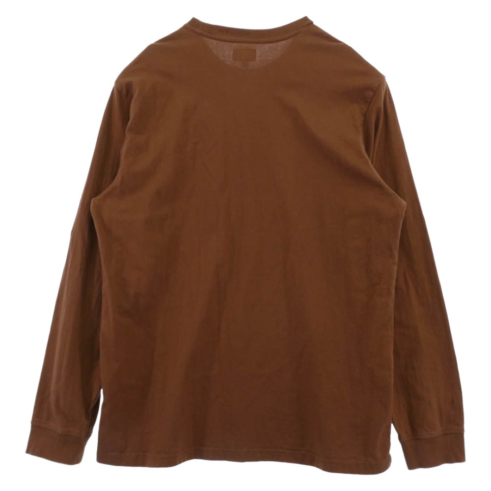 Supreme シュプリーム 23SS small box logo l/s tee スモールボックスロゴ 長袖 Tシャツ ブラウン系 L【中古】