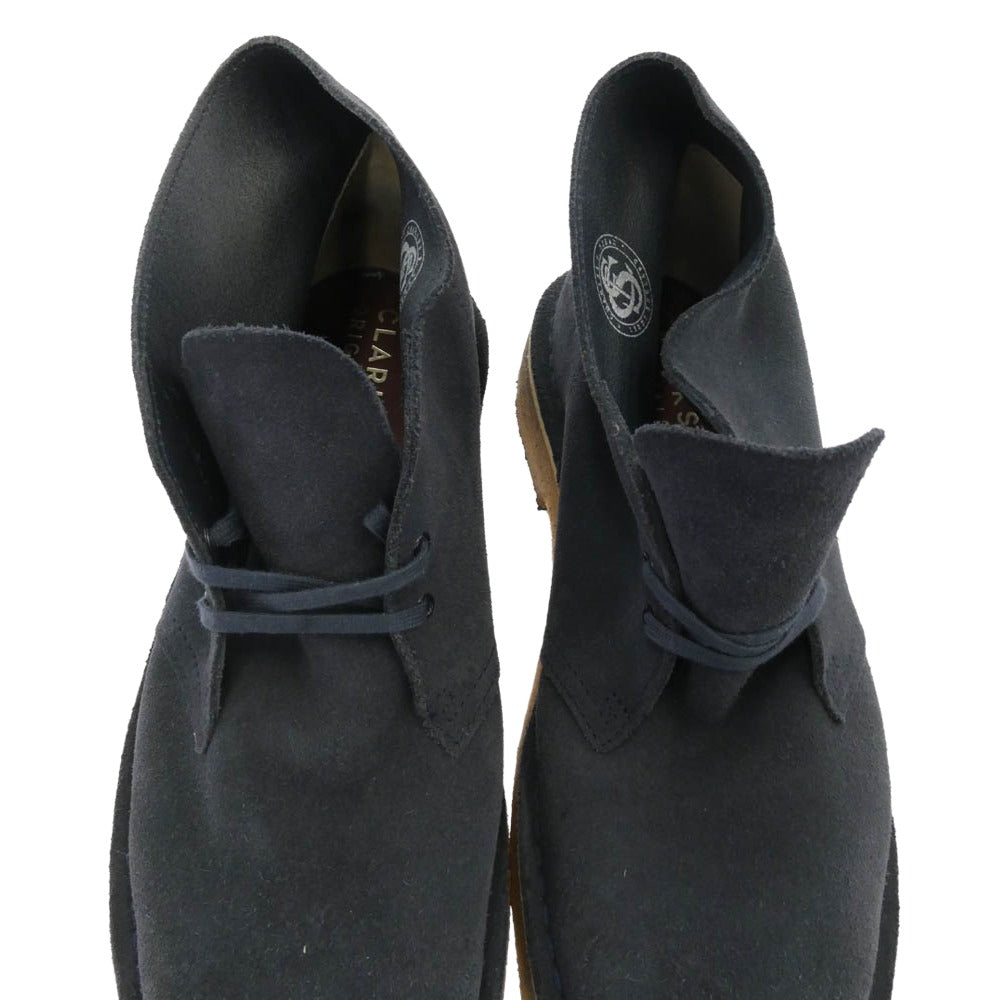 Clarks クラークス 21621 Desert Boot スエード デザート ブーツ グレー系 US9【中古】