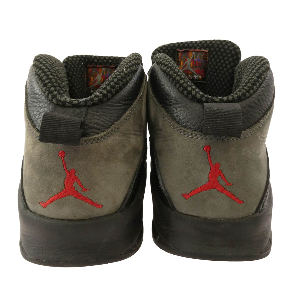 NIKE AIR JORDAN ナイキ ジョーダン 310805-002 Air Jordan 10 Dark Shadow エアジョーダン 10 ダークシャドウ スニーカー カーキ系 ブラック系 28cm【中古】