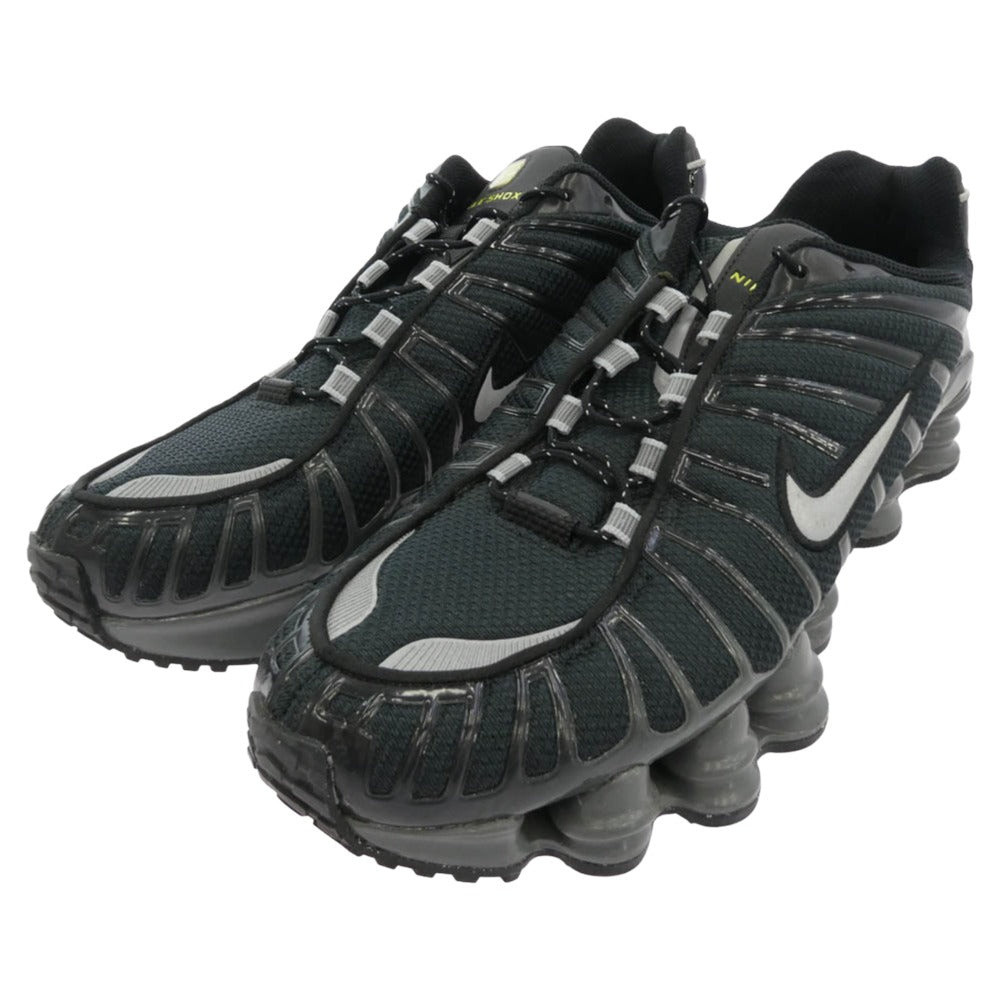 NIKE ナイキ FV0939-001 WMNS Shox TL Black and Metallic Silver ウィメンズ ショックス スニーカー ブラック系 28cm【中古】