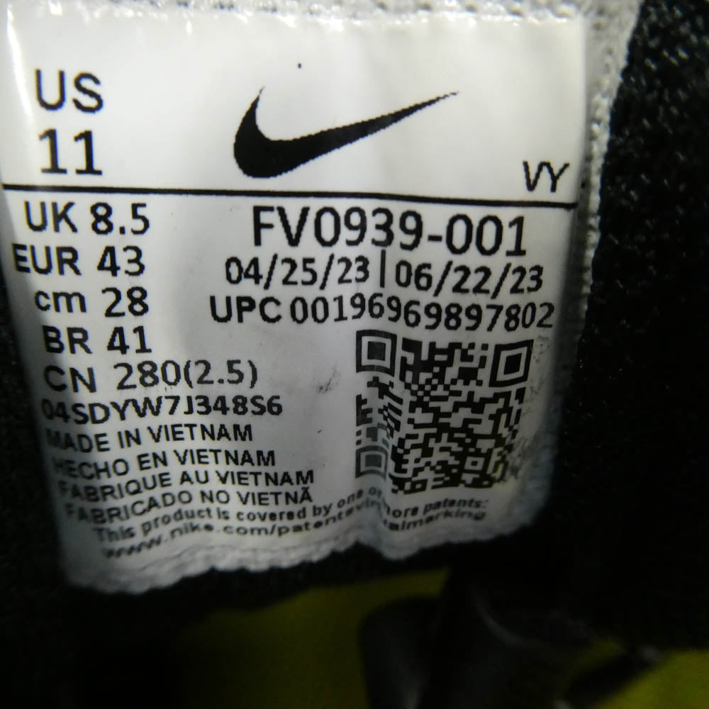 NIKE ナイキ FV0939-001 WMNS Shox TL Black and Metallic Silver ウィメンズ ショックス スニーカー ブラック系 28cm【中古】