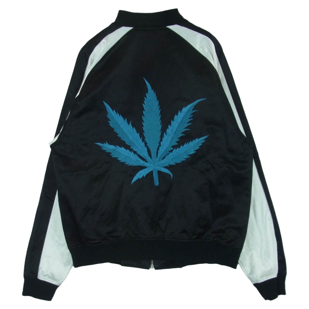 ルシアン ペラフィネ G10LP101 レーヨン スカル スカジャン ブルゾン ブラック系 ホワイト系 M【中古】