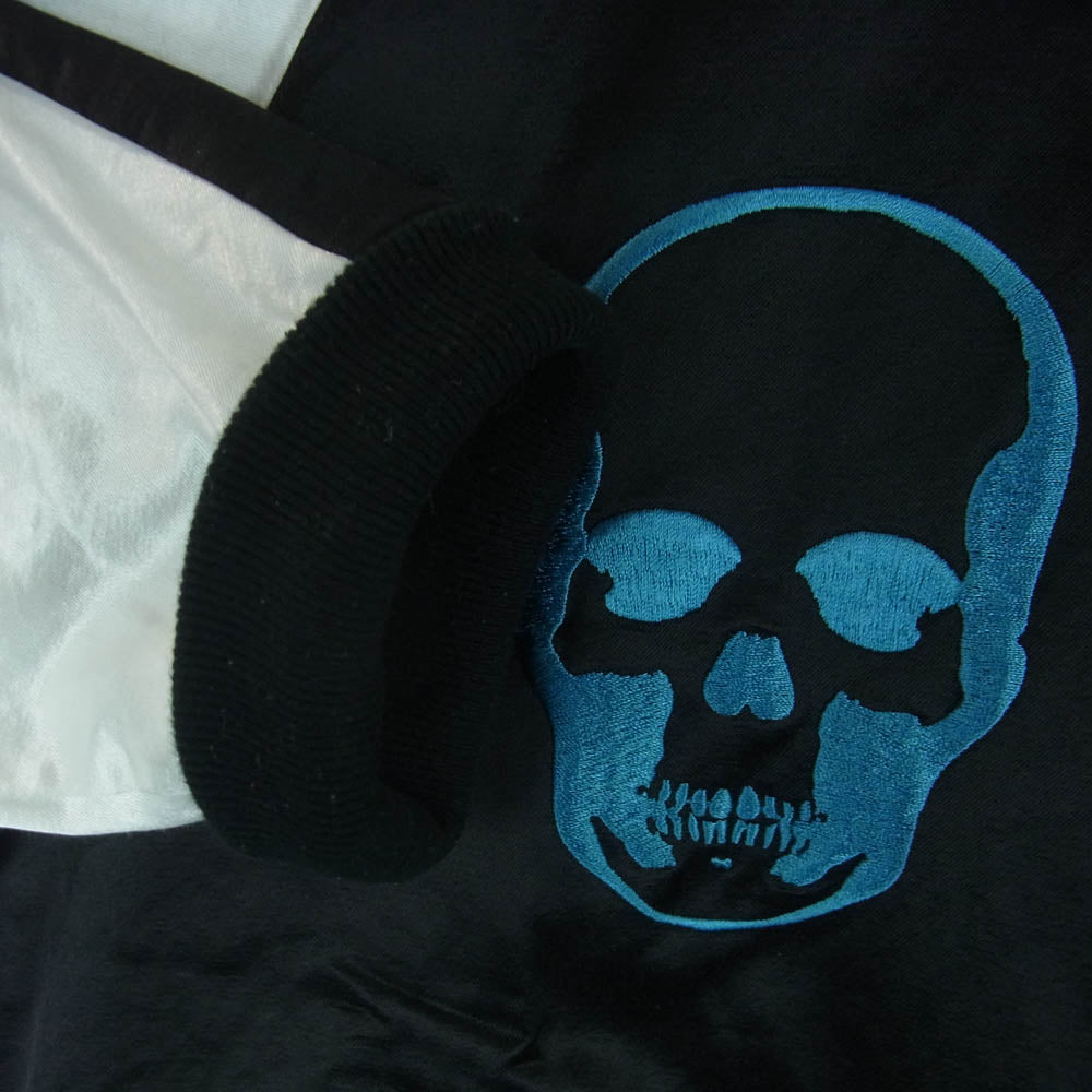 ルシアン ペラフィネ G10LP101 レーヨン スカル スカジャン ブルゾン ブラック系 ホワイト系 M【中古】