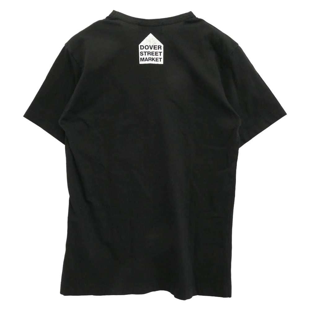 CHROME HEARTS クロムハーツ（原本無） ZI-T002 Dover Street Market ドーバーストリートマーケット ホースシューロゴ 半袖 Tシャツ ブラック系 L【中古】