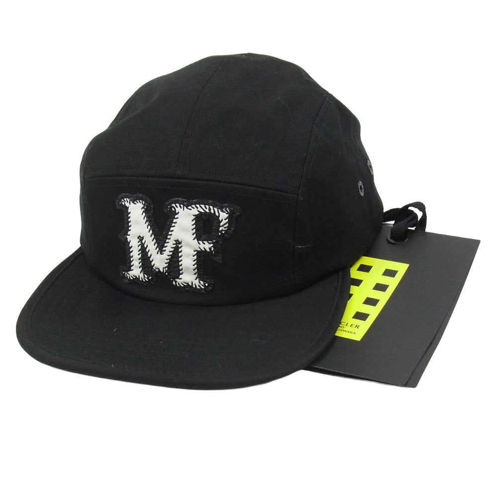 MONCLER モンクレール FRAGMENT DESIGN フラグメントデザイン H209U3B00004 BASEBALL ベースボール キャップ 帽子 ブラック系【極上美品】【中古】