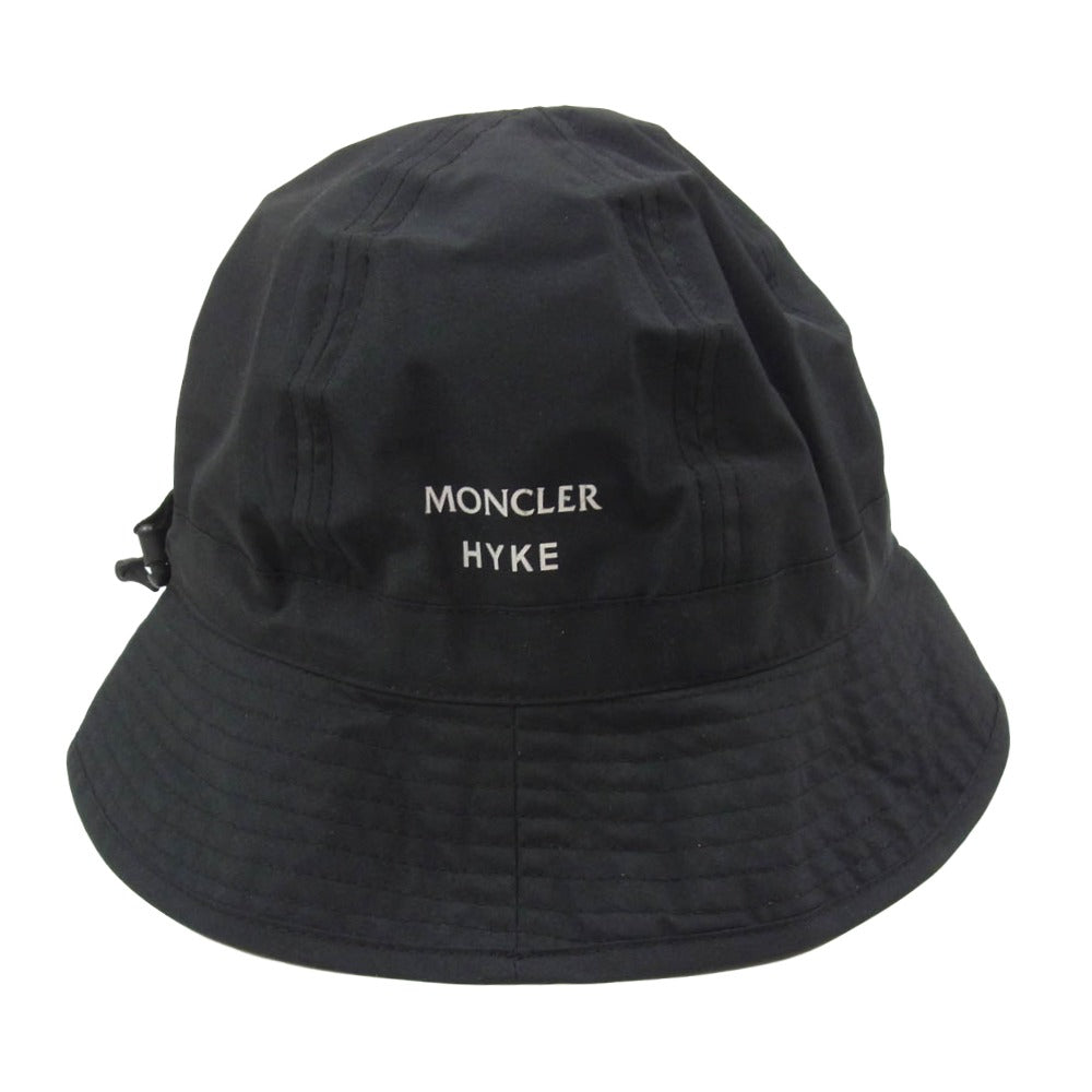 MONCLER モンクレール HYKE ハイク H209K3B00001 BUCKET GORE-TEX ゴアテックス バケットハット 帽子 ブラック系 M【極上美品】【中古】