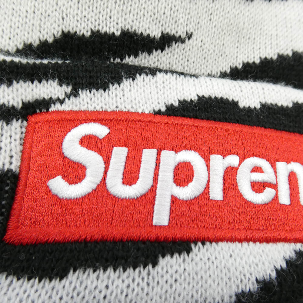Supreme シュプリーム 22AW Box Logo Beanie Zebra ボックスロゴ