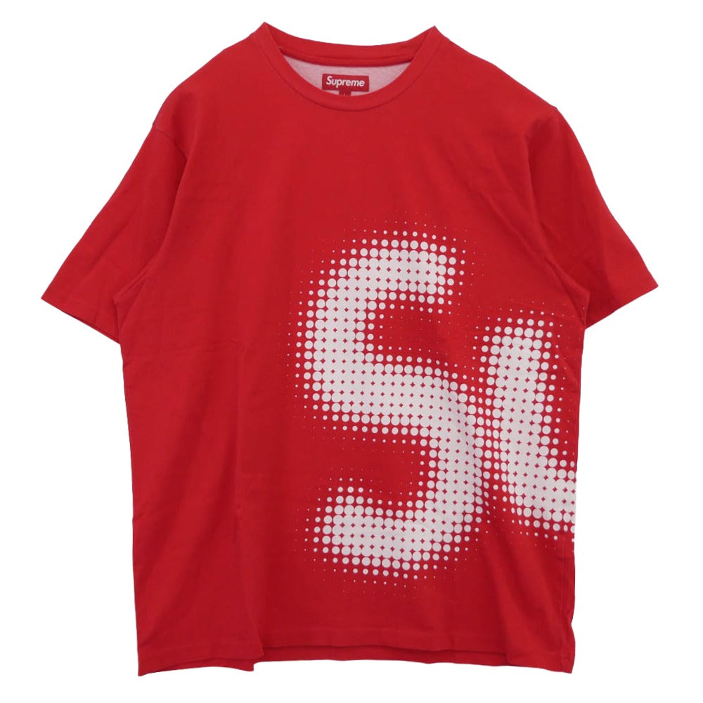 Supreme シュプリーム 24SS Halftone S/S Top ハーフトーン Tシャツ 半袖カットソー レッド系 L【新古品】【未使用】【中古】