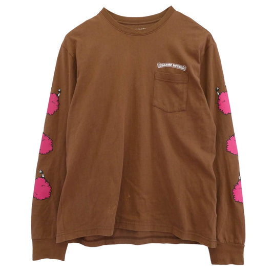 CHROME HEARTS クロムハーツ（原本無） MATTY BOY PPO STRUCTURE L/S TEE マッティボーイ ロンT ロングスリーブ Tシャツ 長袖 カットソー ブラウン系 XL【中古】