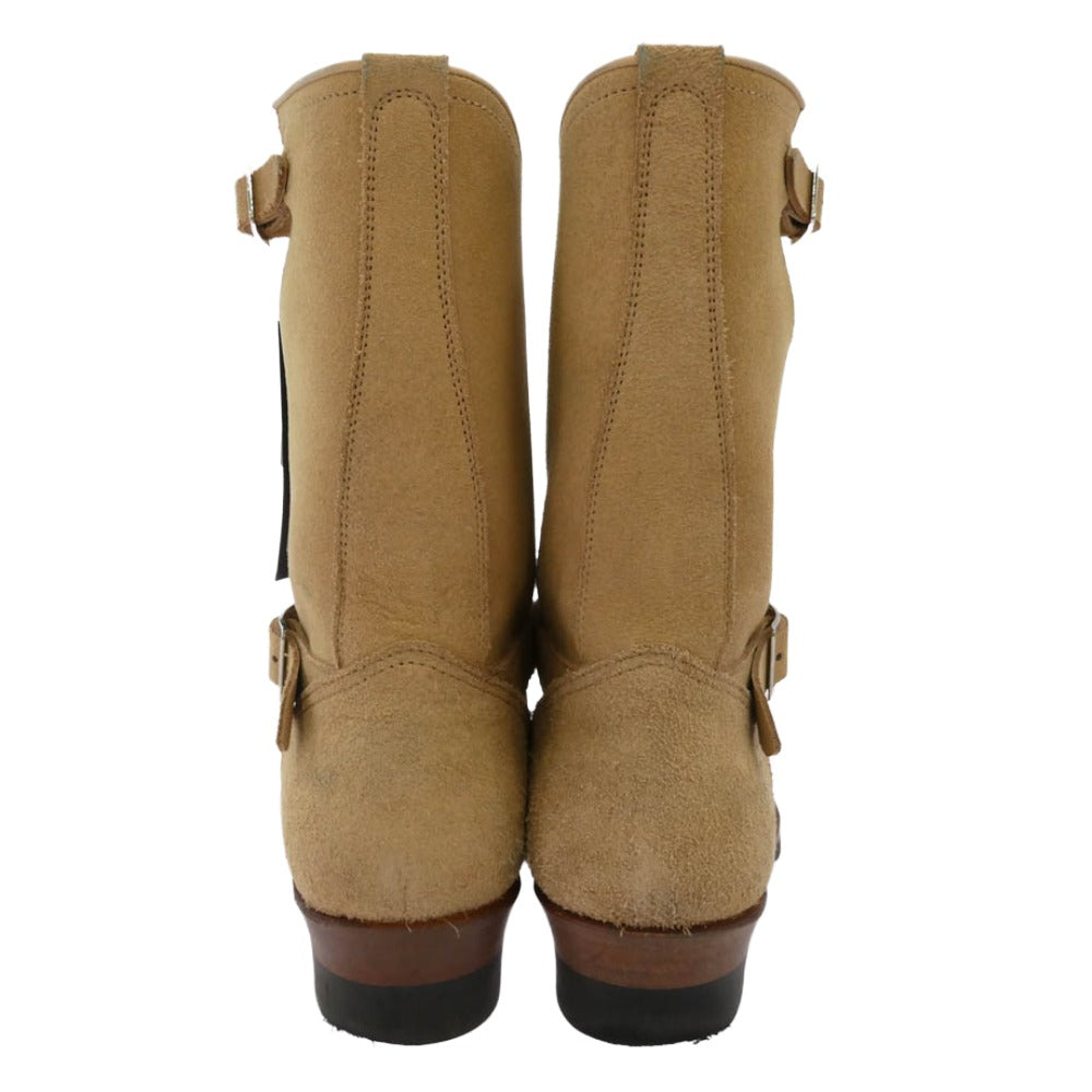 ビルトバック 329 スエード エンジニア ブーツ ベージュ系 8D【中古】