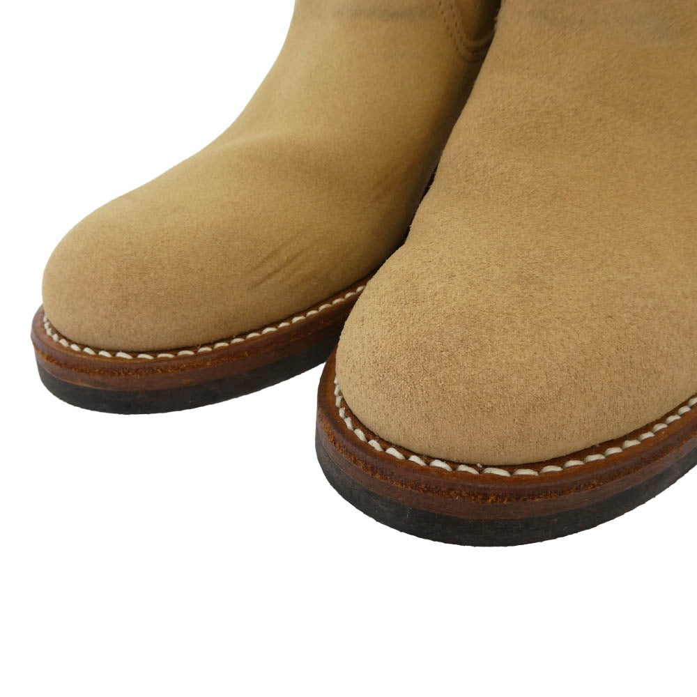 ビルトバック 329 スエード エンジニア ブーツ ベージュ系 8D【中古】