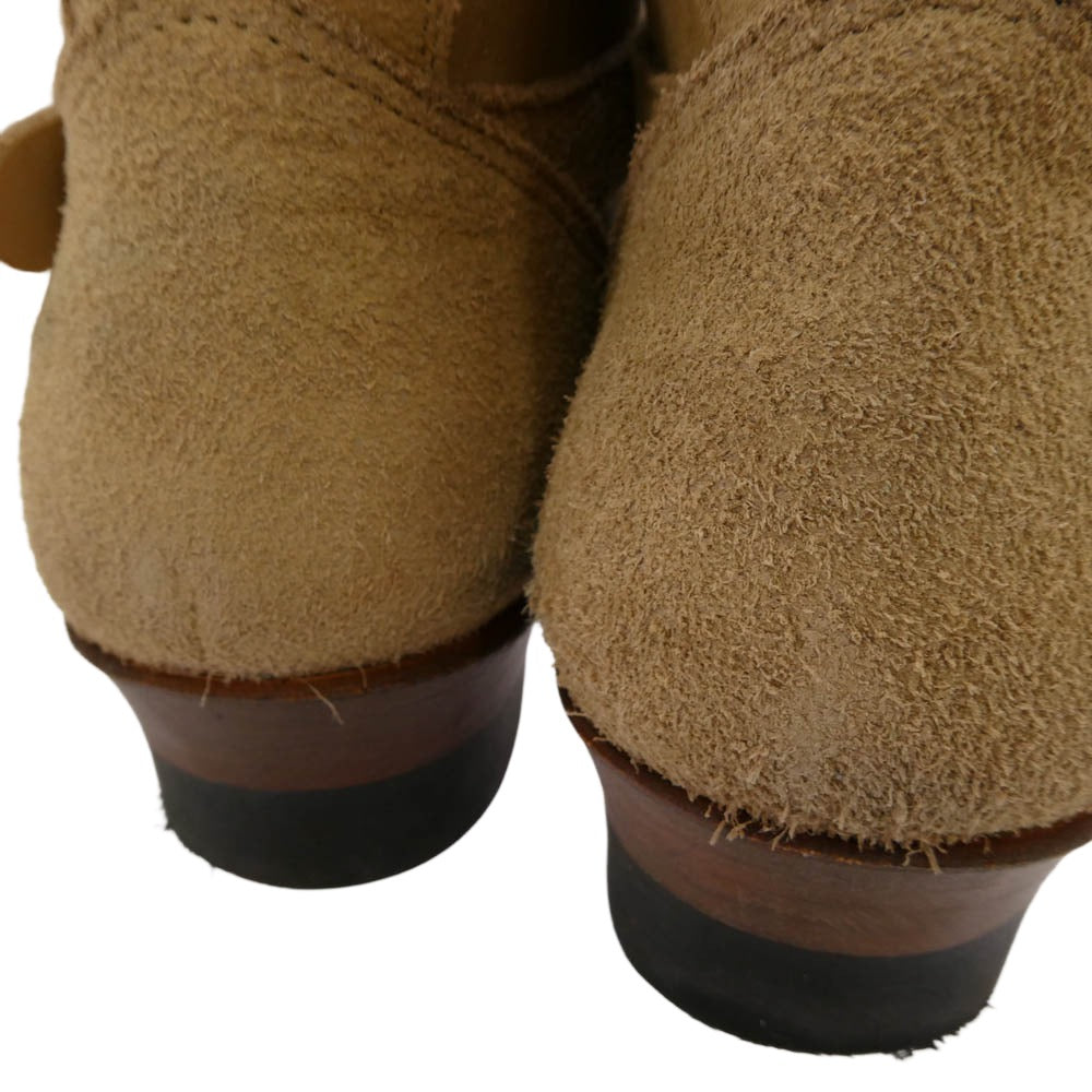 ビルトバック 329 スエード エンジニア ブーツ ベージュ系 8D【中古】