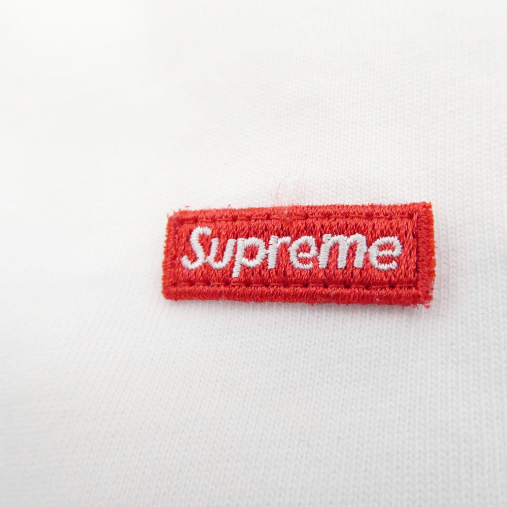 Supreme シュプリーム 24AW Small Box Logo L/S Tee スモールボックス ロゴ クルーネック 長袖 カットソー Tシャツ ホワイト系 M【中古】