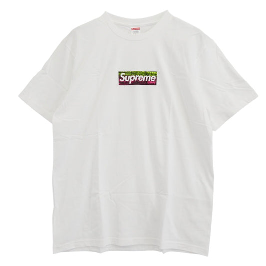 Supreme シュプリーム 25SS Los Angeles Fire Relief Box Logo Tee プリント Tシャツ ホワイト系 L【新古品】【未使用】【中古】