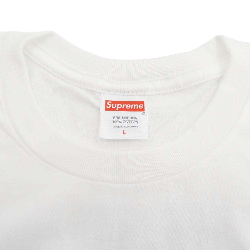 Supreme シュプリーム 25SS Los Angeles Fire Relief Box Logo Tee プリント Tシャツ ホワイト系 L【新古品】【未使用】【中古】