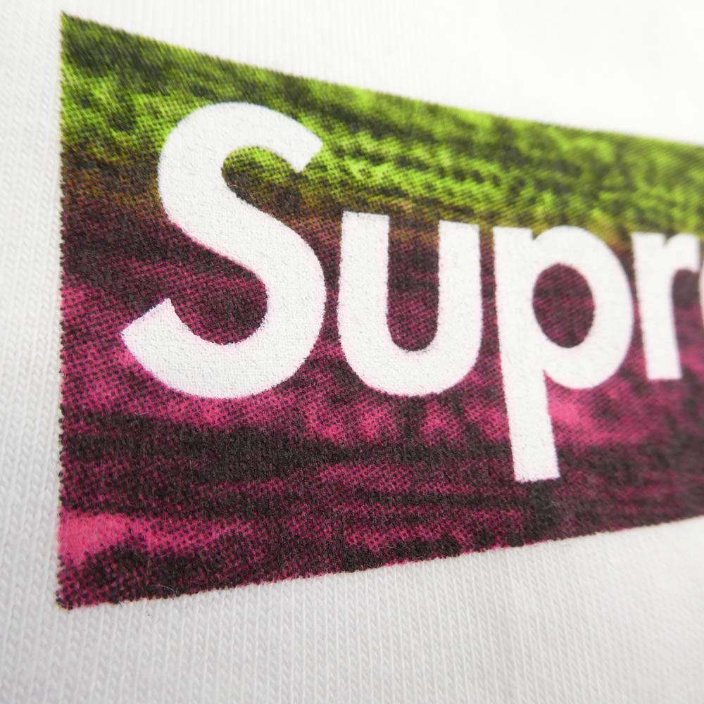 Supreme シュプリーム 25SS Los Angeles Fire Relief Box Logo Tee プリント Tシャツ ホワイト系 L【新古品】【未使用】【中古】