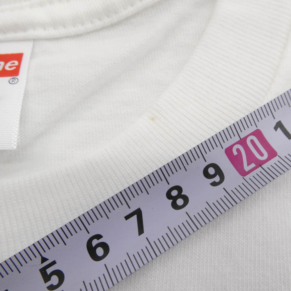 Supreme シュプリーム 25SS Los Angeles Fire Relief Box Logo Tee プリント Tシャツ ホワイト系 L【新古品】【未使用】【中古】