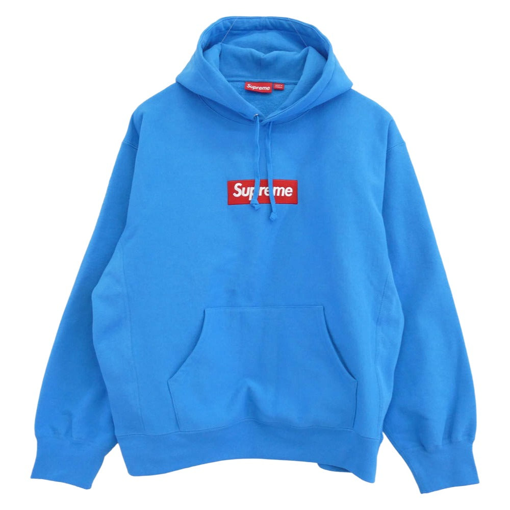 Supreme シュプリーム 25AW Box Logo Hooded Sweatshirt ボックス ロゴ フーデッド スウェット パーカー ディープスカイブルー系 L【極上美品】【中古】