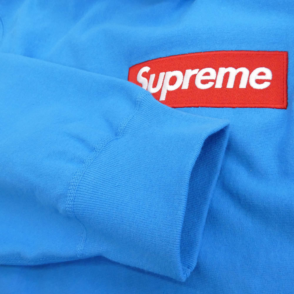 Supreme シュプリーム 25AW Box Logo Hooded Sweatshirt ボックス ロゴ フーデッド スウェット パーカー ディープスカイブルー系 L【極上美品】【中古】