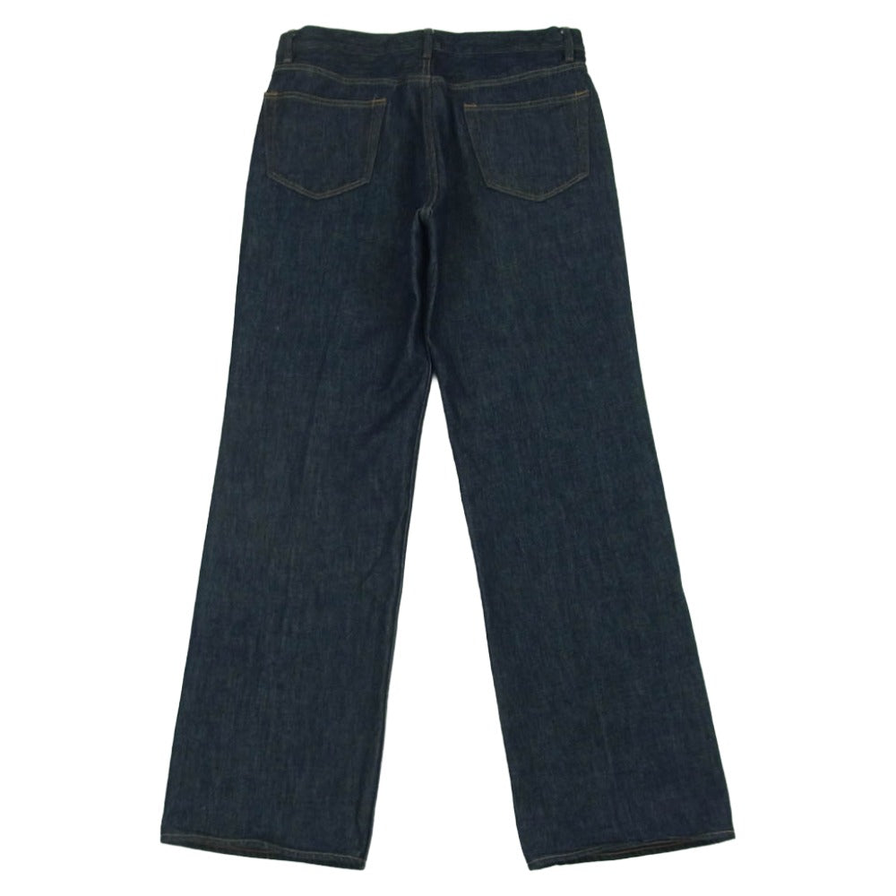 AURALEE オーラリー A00P01DM HARD TWIST DENIM 5P PANTS ハンドツイル デニム パンツ インディゴブルー系 32【中古】